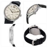 Buy Shop Burberry The Classic Horseferry Beige Dial Black Leather Strap Watch for Men - BU10000 USA Online