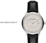 Buy Shop Burberry The Classic Horseferry Beige Dial Black Leather Strap Watch for Men - BU10000 USA Online