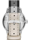 Buy Shop Burberry The Classic Horseferry Silver Dial Black Leather Strap Watch for Men - BU10002 USA Online