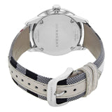 Buy Shop Burberry The Classic Horseferry Silver Dial Black Leather Strap Watch for Men - BU10002 USA Online