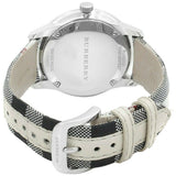 Buy Shop Burberry The Classic Horseferry Silver Dial Black Leather Strap Watch for Men - BU10002 USA Online