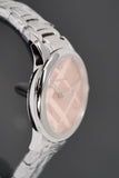 Buy Shop Burberry The Classic Pink Dial Silver Steel Strap Watch for Women - BU10111 USA Online