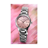 Buy Shop Burberry The Classic Pink Dial Silver Steel Strap Watch for Women - BU10111 USA Online