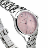 Buy Shop Burberry The Classic Pink Dial Silver Steel Strap Watch for Women - BU10111 USA Online