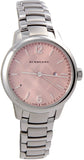 Buy Shop Burberry The Classic Pink Dial Silver Steel Strap Watch for Women - BU10111 USA Online