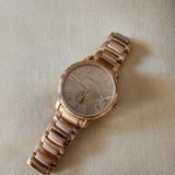 Buy Shop Burberry The Classic Rose Gold Dial Rose Gold Steel Strap Watch for Men - BU10013 USA Online