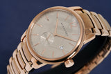 Buy Shop Burberry The Classic Rose Gold Dial Rose Gold Steel Strap Watch for Men - BU10013 USA Online