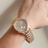Buy Shop Burberry The Classic Rose Gold Dial Rose Gold Steel Strap Watch for Men - BU10013 USA Online