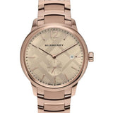 Buy Shop Burberry The Classic Rose Gold Dial Rose Gold Steel Strap Watch for Men - BU10013 USA Online