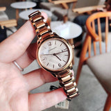 Buy Shop Burberry The Classic Rose Gold Dial Rose Gold Steel Strap Watch for Women - BU10116 USA Online