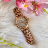 Buy Shop Burberry The Classic Rose Gold Dial Rose Gold Steel Strap Watch for Women - BU10116 USA Online