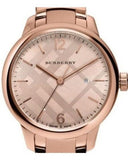 Buy Shop Burberry The Classic Rose Gold Dial Rose Gold Steel Strap Watch for Women - BU10116 USA Online