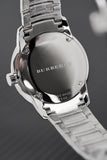 Buy Shop Burberry The Classic Round Black Dial Silver Steel Strap Watch for Men - BU10005 USA Online