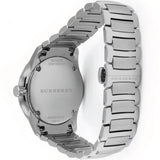 Buy Shop Burberry The Classic Round Black Dial Silver Steel Strap Watch for Men - BU10005 USA Online