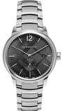 Buy Shop Burberry The Classic Round Black Dial Silver Steel Strap Watch for Men - BU10005 USA Online