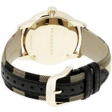 Buy Shop Burberry The Classic Round Gold Dial Brown Leather Strap Unisex Watch - BU10001 USA Online