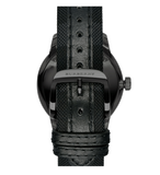 Buy Shop Burberry The Classic Round Horseferry Black Dial Black Leather Strap Watch for Men - BU10010 USA Online