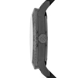 Buy Shop Burberry The Classic Round Horseferry Black Dial Black Leather Strap Watch for Men - BU10010 USA Online