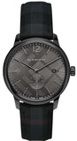 Buy Shop Burberry The Classic Round Horseferry Black Dial Black Leather Strap Watch for Men - BU10010 USA Online