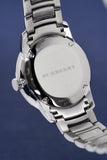 Buy Shop Burberry The Classic Silver Dial Silver Steel Strap Watch for Men - BU10004 USA Online