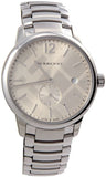Buy Shop Burberry The Classic Silver Dial Silver Steel Strap Watch for Men - BU10004 USA Online