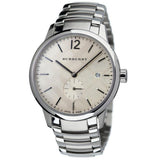 Buy Shop Burberry The Classic Silver Dial Silver Steel Strap Watch for Men - BU10004 USA Online