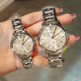 Buy Shop Burberry The Classic Silver Dial Silver Steel Strap Watch for Women - BU10108 USA Online