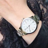 Buy Shop Burberry The Classic Silver Dial Silver Steel Strap Watch for Women - BU10108 USA Online