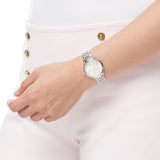 Buy Shop Burberry The Classic Silver Dial Silver Steel Strap Watch for Women - BU10108 USA Online