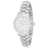 Buy Shop Burberry The Classic Silver Dial Silver Steel Strap Watch for Women - BU10108 USA Online