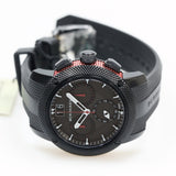 Buy Shop Burberry The Endurance Chronograph Black Dial Black Rubber Strap Watch For Men - BU9802 USA Online