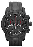 Buy Shop Burberry The Endurance Chronograph Black Dial Black Rubber Strap Watch For Men - BU9802 USA Online