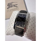 Buy Shop Burberry The Pioneer Black Dial Leather Strap Watch for Women - BU9505 USA Online