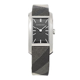 Buy Shop Burberry The Pioneer Black Dial Leather Strap Watch for Women - BU9505 USA Online