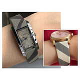 Buy Shop Burberry The Pioneer Grey Dial Leather Strap Watch for Women - BU9504 USA Online