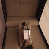 Buy Shop Burberry The Pioneer Grey Dial Leather Strap Watch for Women - BU9504 USA Online