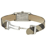 Buy Shop Burberry The Pioneer Grey Dial Leather Strap Watch for Women - BU9504 USA Online