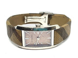 Buy Shop Burberry The Pioneer Grey Dial Leather Strap Watch for Women - BU9504 USA Online