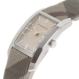 Buy Shop Burberry The Pioneer Grey Dial Leather Strap Watch for Women - BU9504 USA Online