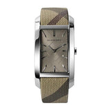 Buy Shop Burberry The Pioneer Grey Dial Leather Strap Watch for Women - BU9504 USA Online