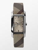 Buy Shop Burberry The Pioneer Grey Dial Leather Strap Watch for Women - BU9504 USA Online