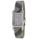 Buy Shop Burberry The Pioneer Grey Dial Leather Strap Watch for Women - BU9504 USA Online