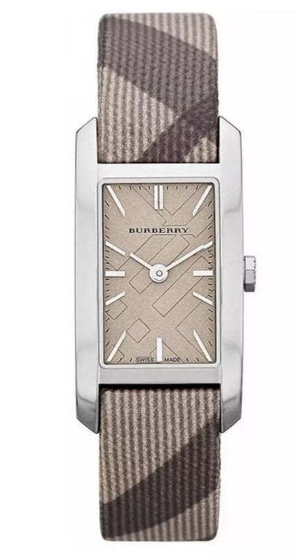 Buy Shop Burberry The Pioneer Grey Dial Leather Strap Watch for Women - BU9504 USA Online