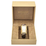 Buy Shop Burberry The Pioneer Rose Gold Dial Haymarket Brown Leather Strap Watch for Women - BU9408 USA Online
