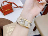 Buy Shop Burberry The Pioneer Rose Gold Dial Haymarket Brown Leather Strap Watch for Women - BU9408 USA Online