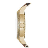 Buy Shop Burberry The Utilitarian White Dial Brown Leather Strap Watch for Women - BU7865 USA Online