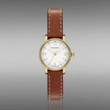 Buy Shop Burberry The Utilitarian White Dial Brown Leather Strap Watch for Women - BU7865 USA Online