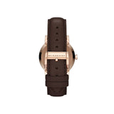 Buy Shop Burberry The City Brown Dial Brown Leather Strap Watch for Men - BU9013 USA Online