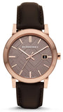 Buy Shop Burberry The City Brown Dial Brown Leather Strap Watch for Men - BU9013 USA Online