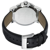 Buy Shop Burberry Utilitarian Chronograph Black Dial Black Leather Strap Watch for Men - BU7813 USA Online